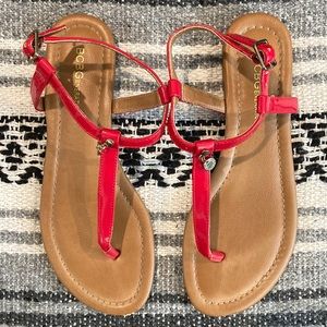 Red Patent Sandals